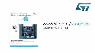 Getting started with DC-DC LED Driver expansion board (STM32 ODE, x-nucleo-led61a1)