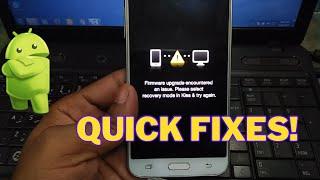 How to Fix Firmware Upgrade Encountered an Issue on Samsung | 100% Work | Android Data Recovery