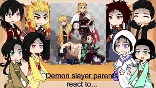 Demon slayer parents react to their kids + future||Full Ver]