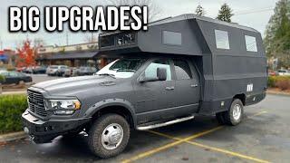 Upgrading My Ram 3500 Conversion Camper Truck For A 1400 Mile Road Trip!