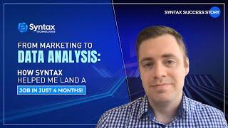 From Marketing to Data Analysis: How Syntax Technologies Helped Me Land a Job in Just 4 Months!