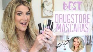 BEST DRUGSTORE MASCARAS | ESSENCE, NYX COSMETICS, ETC | COLLAB W/JENA FROESE