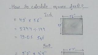 How to Calculate square feet? | How to Measure Square Feet |