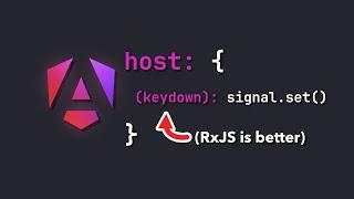 Why I'm still using RxJS (not signals) for host binding in Angular