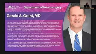 "Breaking the Blood-Tumor Barrier" with Dr. Gerald Grant, March 20, 2024