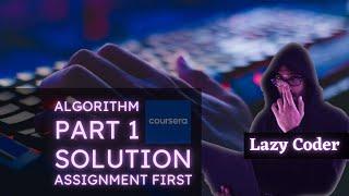 Algorithm Part 1 Solution | lazy Coder | OG Programmer