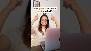 Best Platform to Learn CODING FREE in 2023 | #coding | YT Shorts | DesignWithRehana