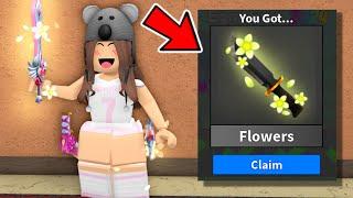 I Finally GOT the RARE FLOWER Effect in Roblox Murder Mystery 2..