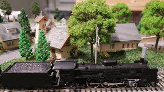 Steam Locomotives running on my N Gauge Micro Layout