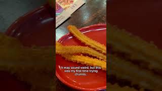 First Time Trying Churros: A Picky Eater's Sweet Discovery! #foodadventure #travel