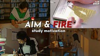 Aim & Fire! study motivation from kdramas  | ft. start over (itaewon class)