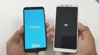 Honor 9 Lite vs Redmi Note 5 Speed Test Comparison !