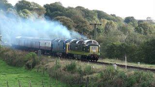 The POWER & EPIC SOUNDS of the ICONIC Deltic Diesel Locomotives. Over 40 clips in this compilation.