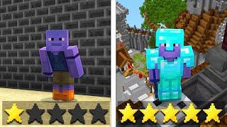 1 Star vs 5 Star Minecraft Map