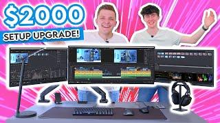 Surprising my Editor with a $2000 Gaming Setup UPGRADE!  [ft. RTX 3070, Core i7 & more!]
