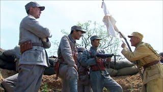 Anti-Japanese Film:After starving for 3 days and nights,enemy army surrender by raising a white flag