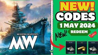 ⭐Latest⭐ Modern Warships Code 1 May 2024 | Modern Warships Redeem Codes | Modern Warships Gift Codes