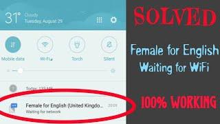 FIX Female For English Waiting For WiFi