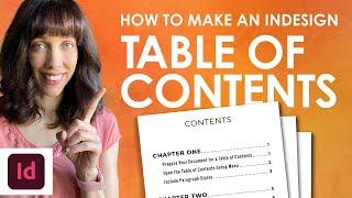 How to Add a Table of Contents to an InDesign Document