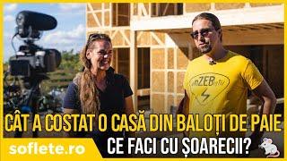 CÂT A COSTAT o casă din BALOȚI DE PAIE? Ce faci cu ȘOARECIIi? 