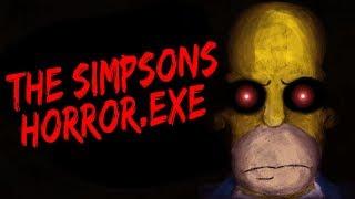 THE SIMPSONS ARCADE.EXE - HOMER KILLS EVERYONE! [The Simpsons Horror Game]