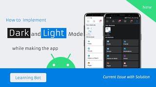 Dark and Light Mode in android studio