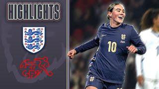 Lionesses End 2024 With A Win! | England v Switzerland | Highlights