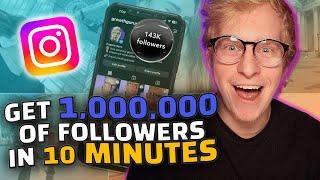 HOW I GOT 143,910 FOLLOWERS IN LESS THAN 10 MINUTES (2024)