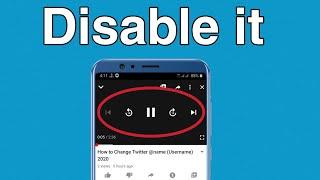 How To Disable 'X' Button on Youtube App 2020