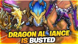 PERFECT TRIPLE DRAGON GAME!! Dragon Alliance Augment - TFT Set 7 Comps | Milk