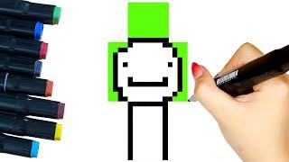 How to Draw Dream | Minecraft | DREAM MINECRAFT