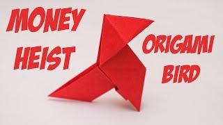 How To Make an Origami Paper Bird || Money Heist Bird || Origami Art || Skill Field