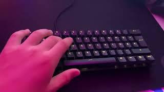 Razer huntsman mini (Purple Switches) Sound Test