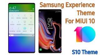 Samsung Experience theme for MiUi 10 | S10 theme | NhSoft