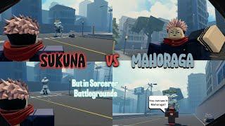 Sukuna VS Mahoraga But In Sorcerer Battlegrounds