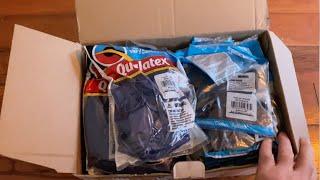 Unboxing standard blue, black, green Qualatex 24 inch balloons