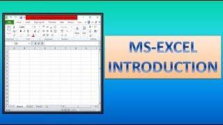 MS Excel Introduction,#1