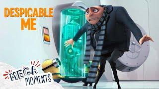 Stealing The Shrink-Ray From Vector  🩳 | Despicable Me | Movie Moments | Mega Moments