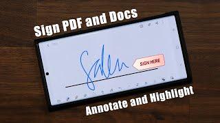 How To Sign & Annotate PDF Documents on Any Samsung Galaxy Smartphone (Free and Easy)