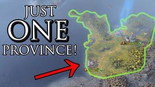 Can you survive a campaign with ONLY ONE province in Warhammer 3!?!?