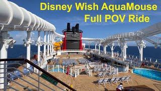 AquaMouse Full POV Ride Experience on the Disney Wish (Swiss Meltdown) - Disney Cruise Line