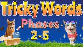 TRICKY WORDS | Tricky Words All Phases | Miss Ellis #trickywords #sightwords