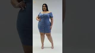 Latest Plus Size Fashion Dress for Curvy Women