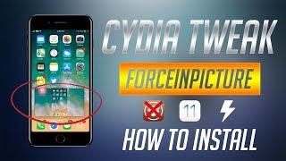 Cydia Tweak ForceInPicture PIP iOS 11 Watch Videos Anywhere! NO COMPUTER! NO CYDIA!