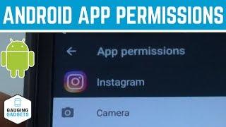 How to View and Change Android App Permissions - Android Tutorial
