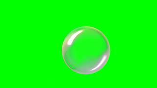 Soap Bubble-Green Screen -copyright free