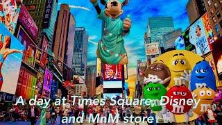 A day at the Times Square, Disney Store and MnMs Store #timessquare #disney #mnm #newyork