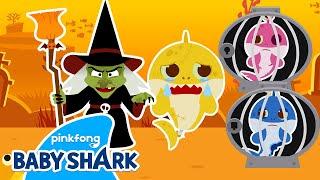 Baby Shark is Scared by the Wicked Witch | +Compilation | Halloween Play Story | Baby Shark Official