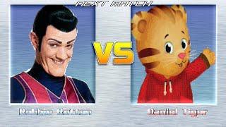 M.U.G.E.N BATTLES | Robbie Rotten vs Daniel Tiger | Lazy Town vs Daniel Tiger's Neighborhood