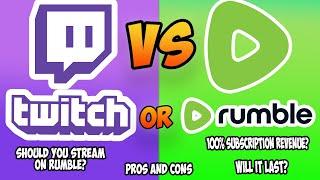 Should You Stream On Rumble? Rumble Vs Twitch - Rumble Pros And Cons